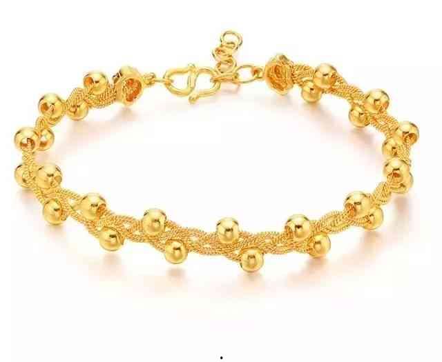 明星网红手镯手链黄金,明星网红黄金手镯手链潮流盘点